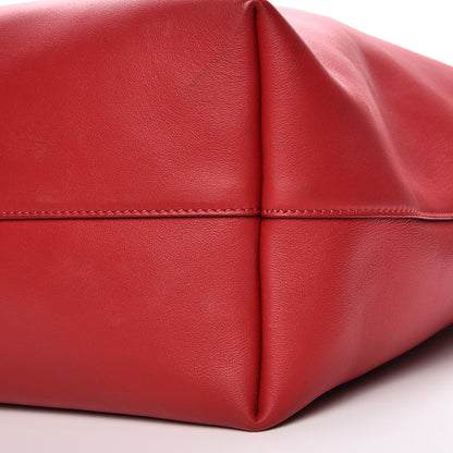 Tom Ford Calfskin Perforated Logo Tote Red 9 of 13