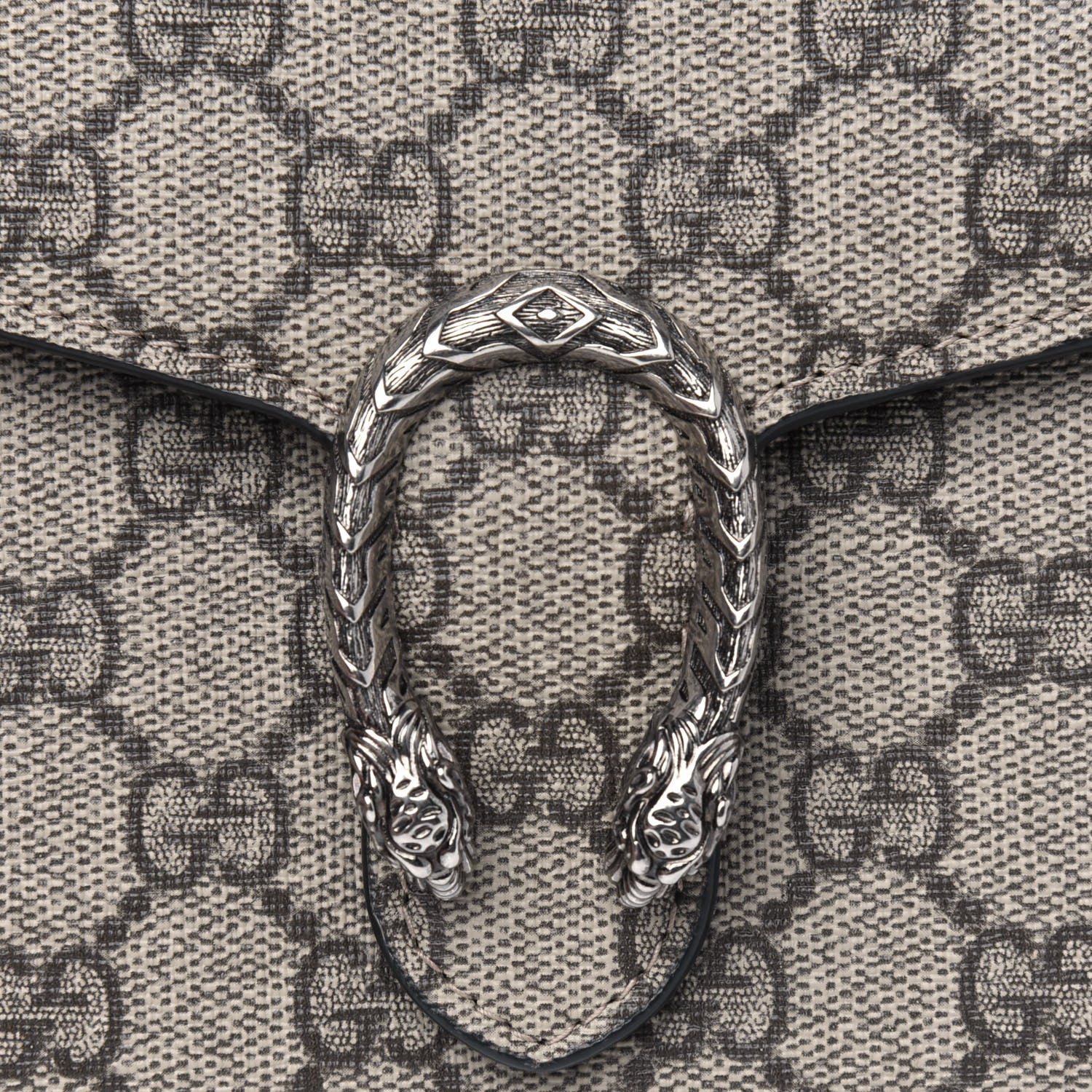 Gucci GG Supreme Monogram Mini Dionysus Chain Wallet Beige Black 5 of 5