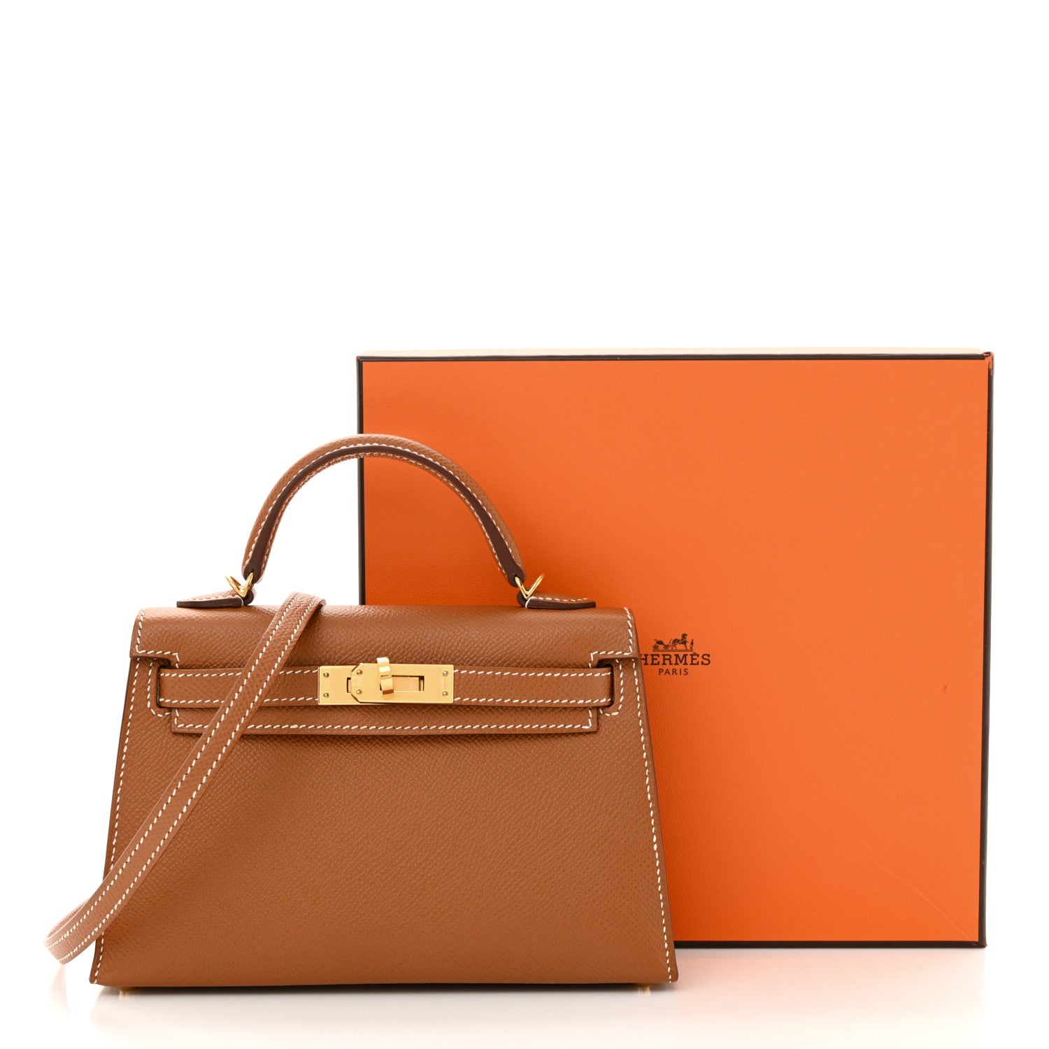 Hermes Epsom Mini Kelly Sellier 20 Gold 13 of 13
