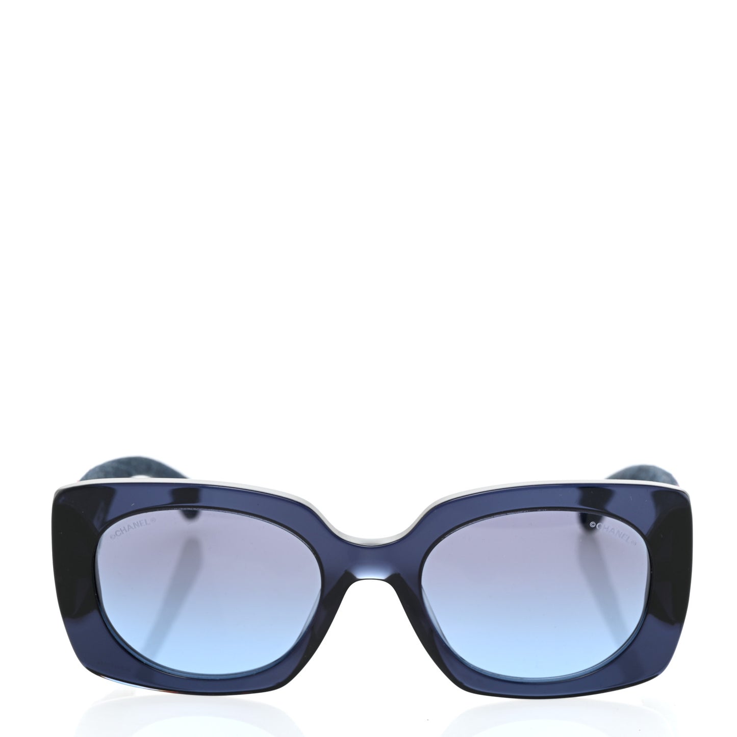 Denim Rectangle Sunglasses 5406 Blue