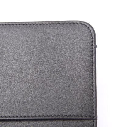 Chanel Goatskin Camellia Embossed Wallet On Chain WOC Grey 9 of 14