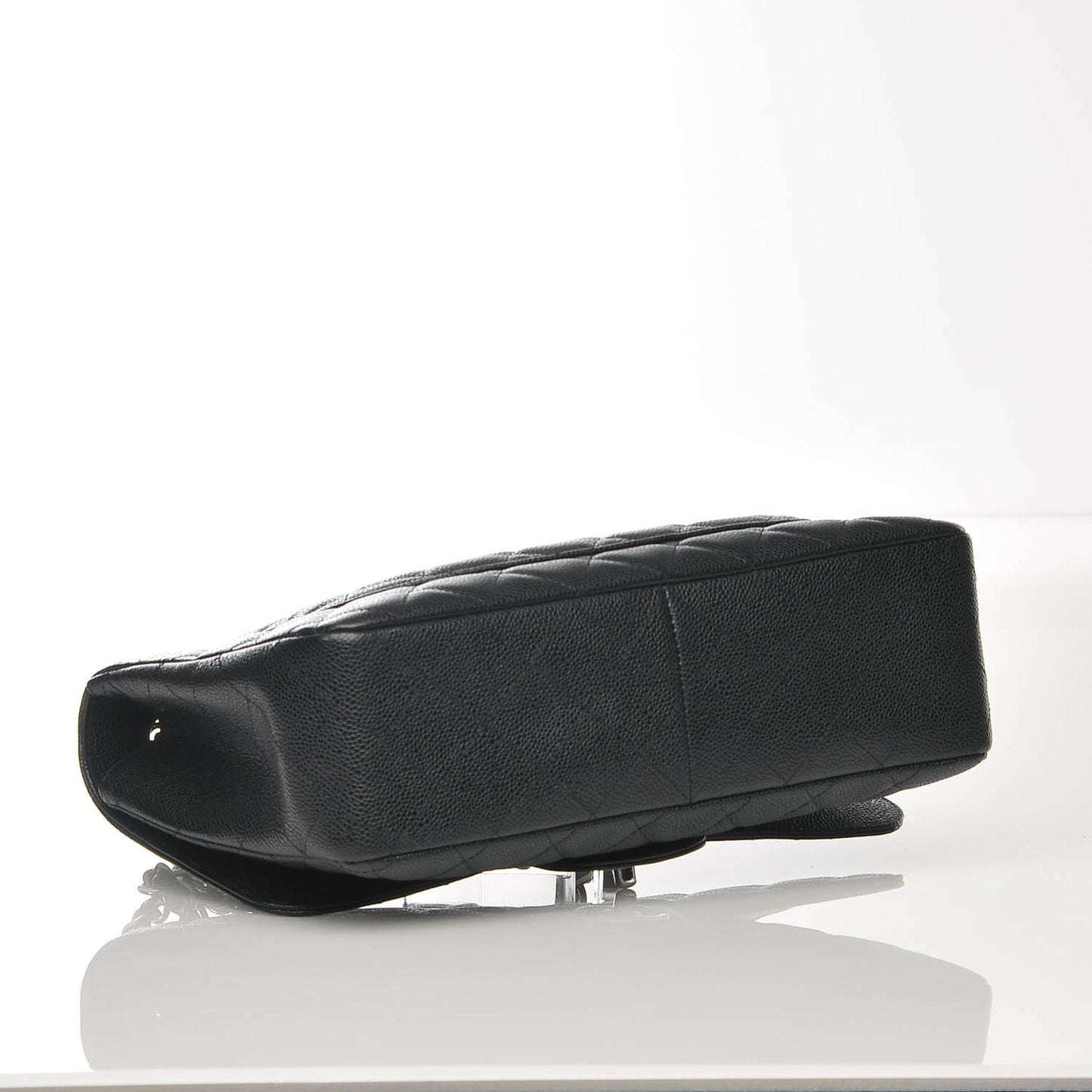 Caviar Quilted Jumbo Single Flap Black
