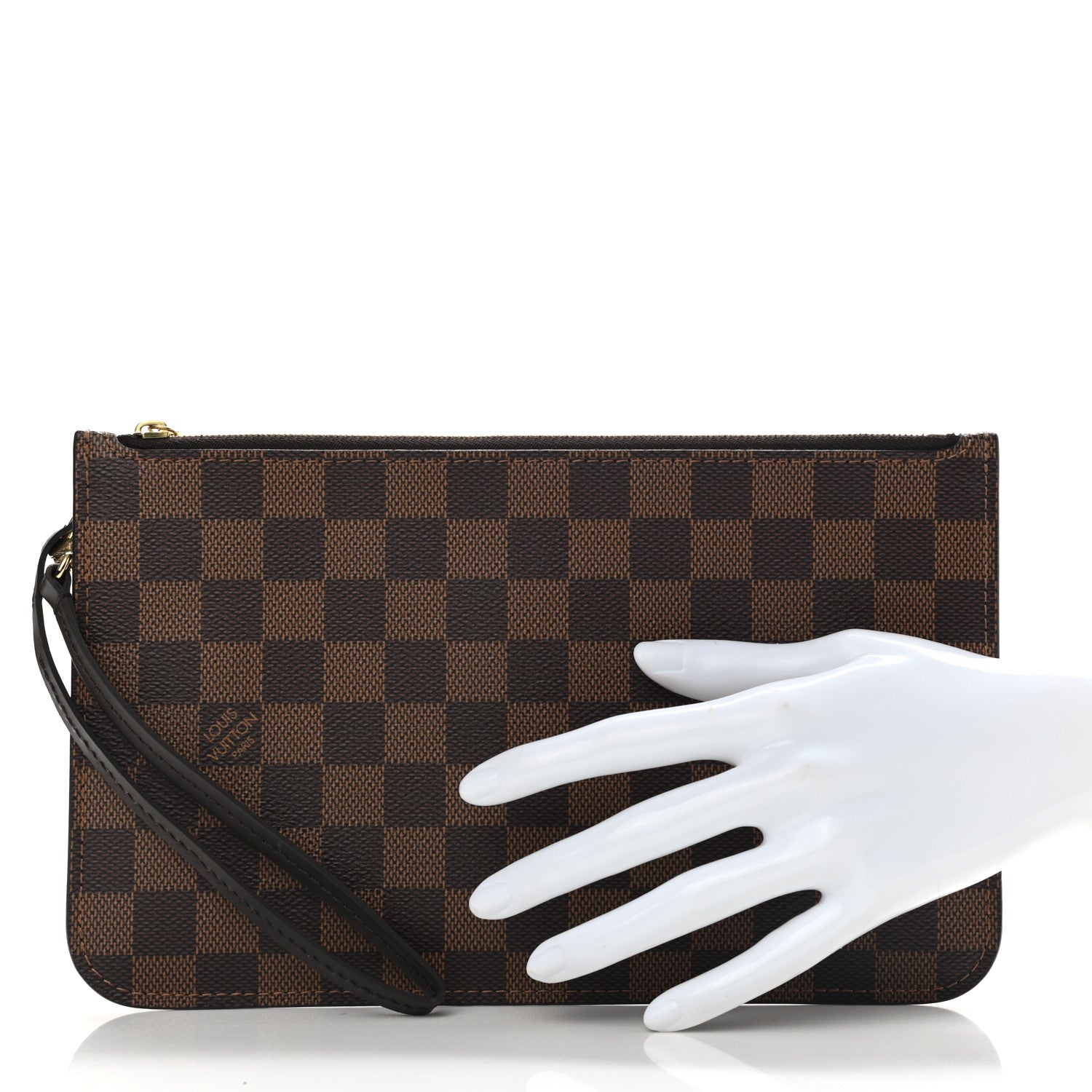 Louis Vuitton Damier Ebene Neverfull MM GM Pochette 2 of 7