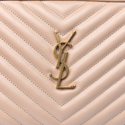 Saint Laurent Calfskin Matelasse Monogram Lou Camera Bag Nude Powder 10 of 10
