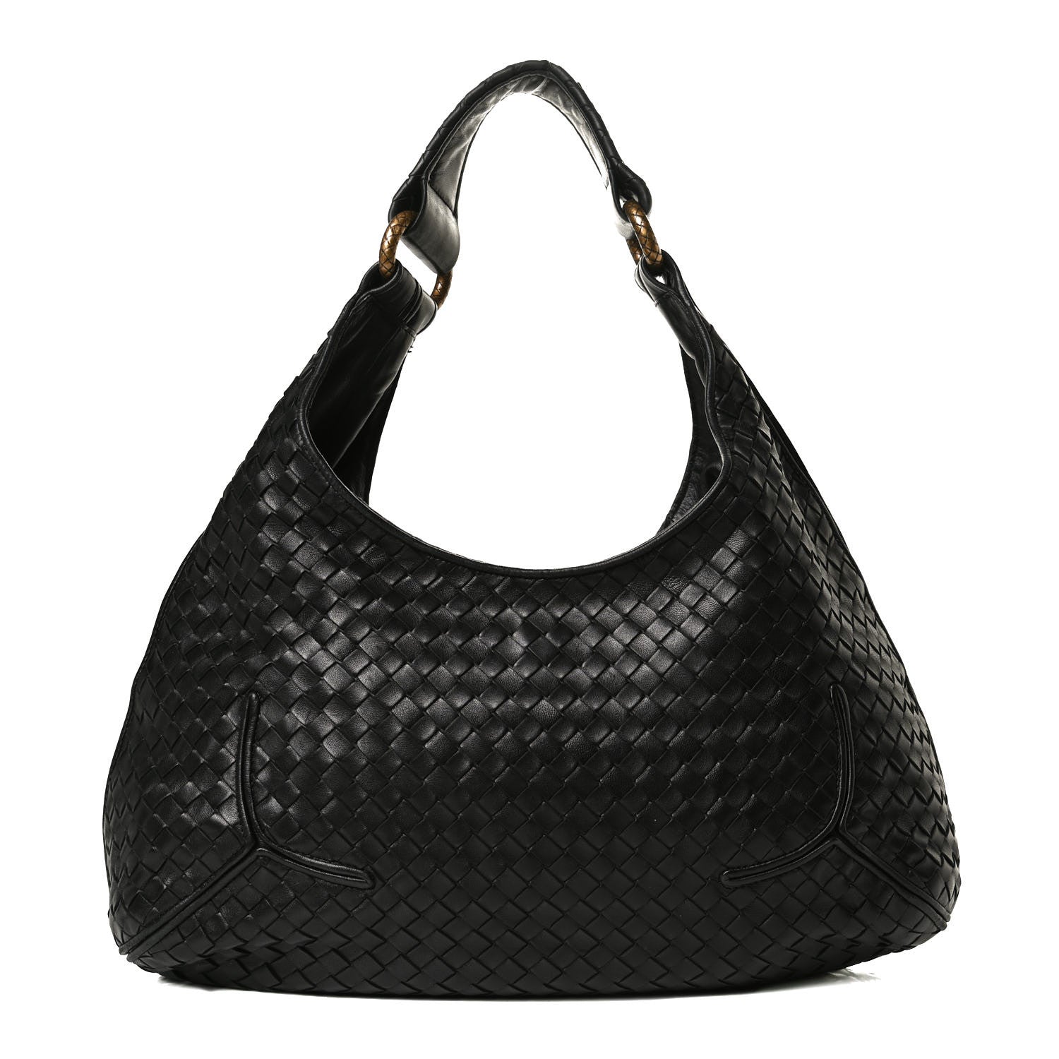 Bottega Veneta Nappa Intrecciato New Ball Hobo Black 1 of 14