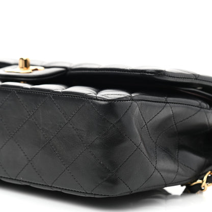 Chanel Lambskin Quilted Medium Double Flap Black 8 of 8