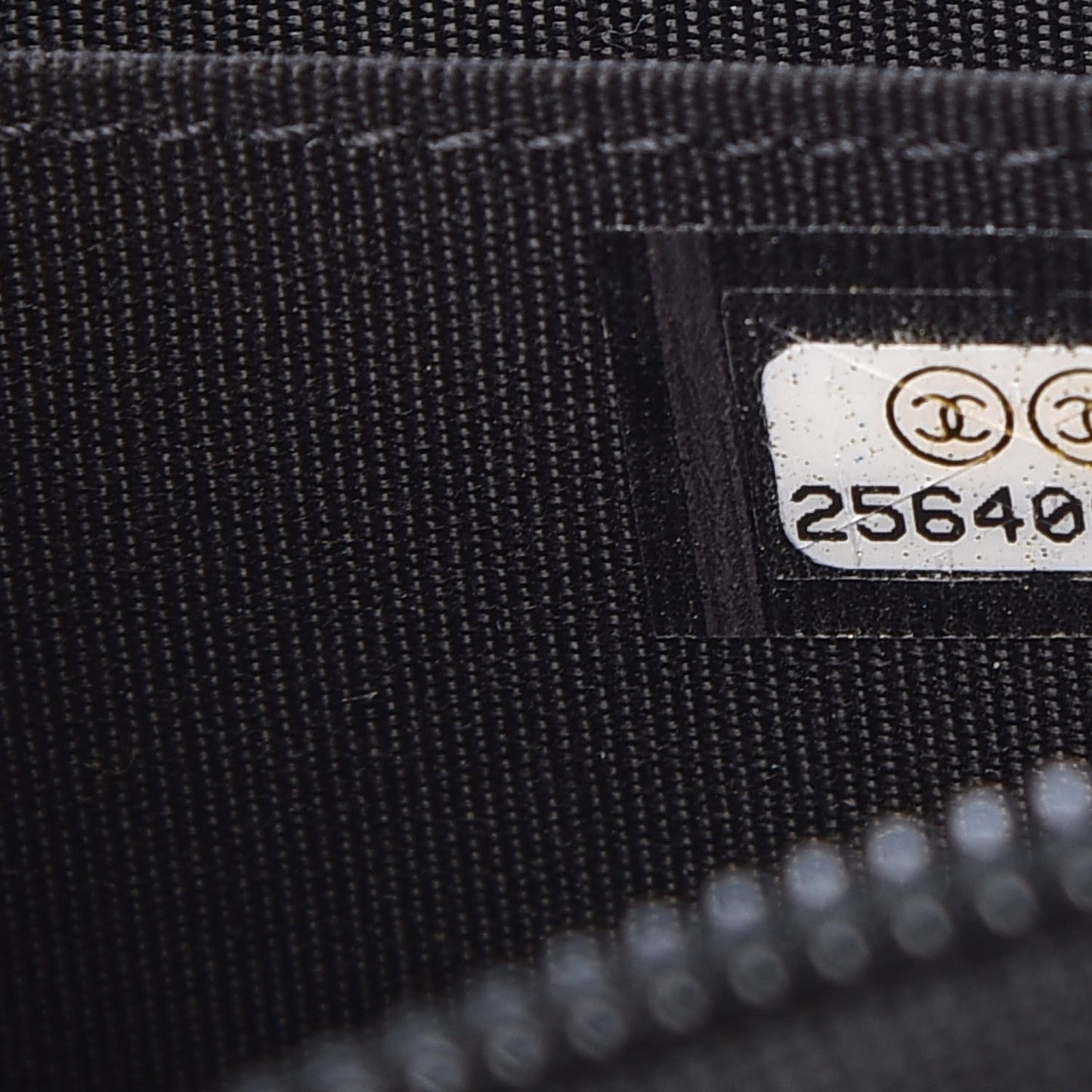 Caviar Quilted Boy Zip Around Coin Purse Wallet Black