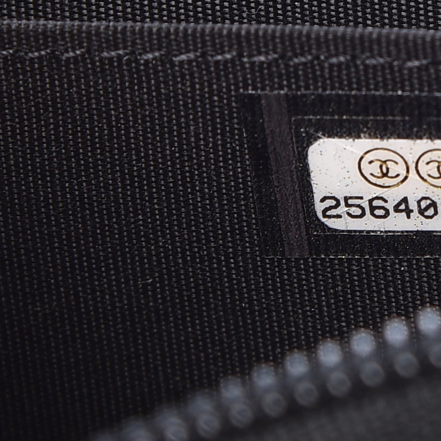 Chanel Caviar Quilted Boy Zip Around Coin Purse Wallet Black 7 of 8