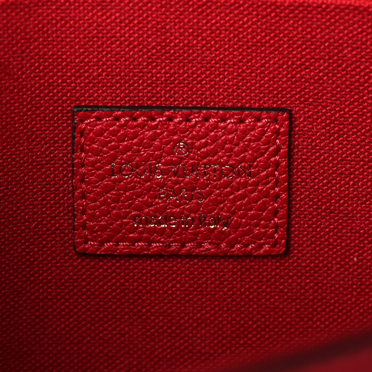 Empreinte Pochette Felicie Chain Wallet Scarlet