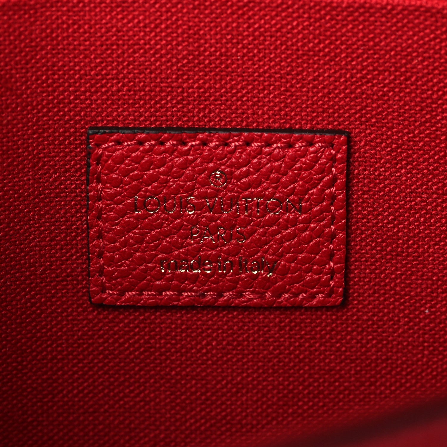 Louis Vuitton Empreinte Pochette Felicie Chain Wallet Scarlet 7 of 7