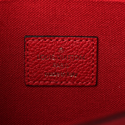 Louis Vuitton Empreinte Pochette Felicie Chain Wallet Scarlet 7 of 7