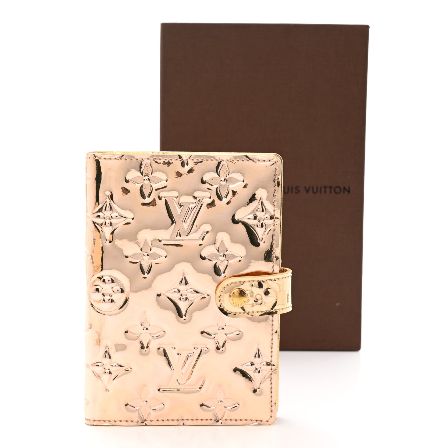Monogram Miroir Small Ring Agenda Gold