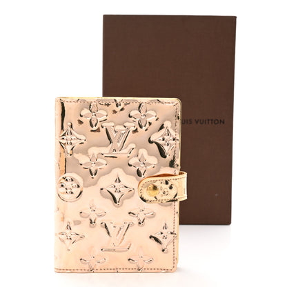 Louis Vuitton Monogram Miroir Small Ring Agenda Gold 8 of 8