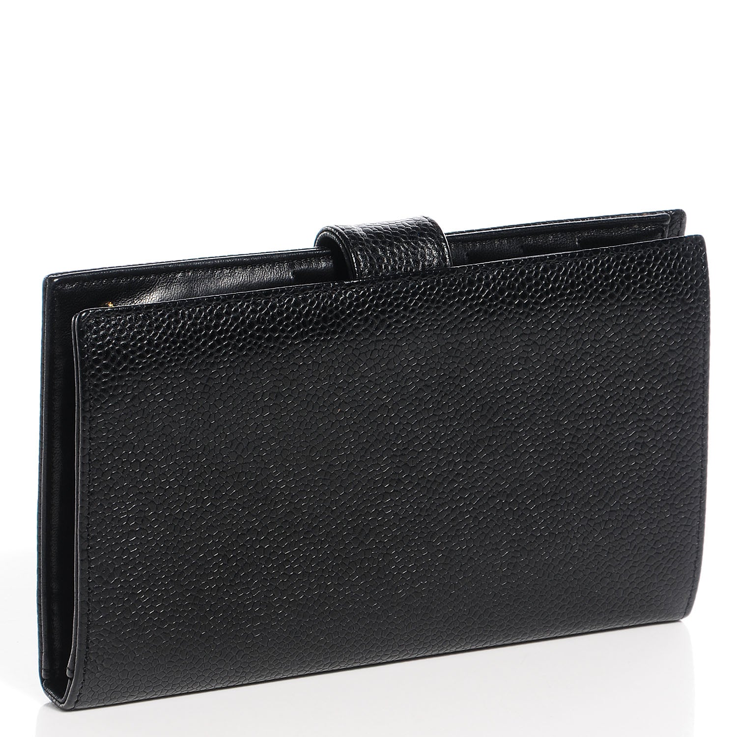 Chanel Caviar CC French Wallet Black 3 of 9