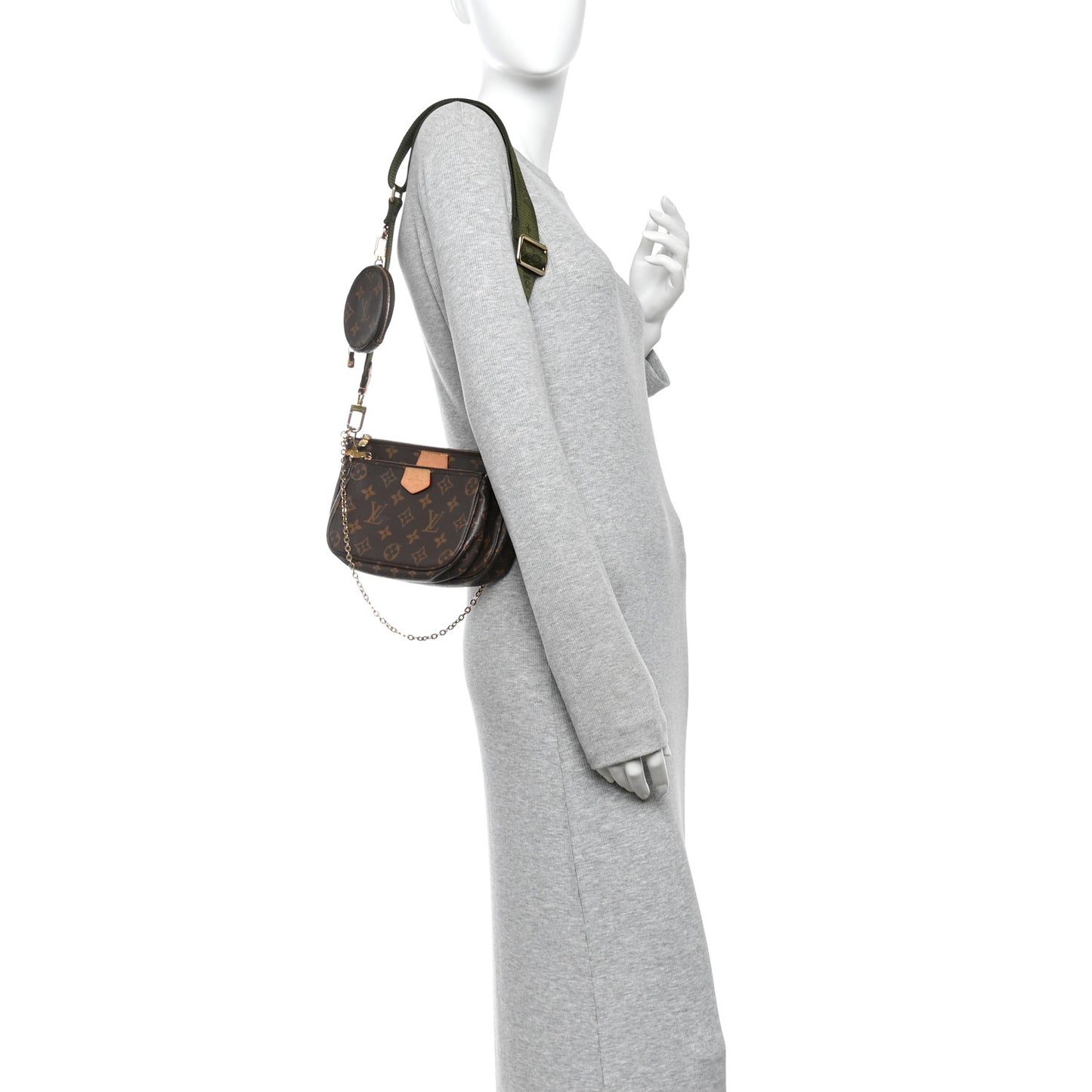Monogram Multi Pochette Accessories Kaki