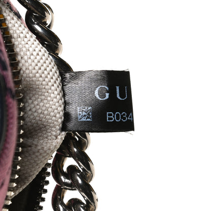 Gucci Monogram Multicolor Matelasse Diagonal Small GG Marmont Chain Shoulder Bag Pink Blue 8 of 12