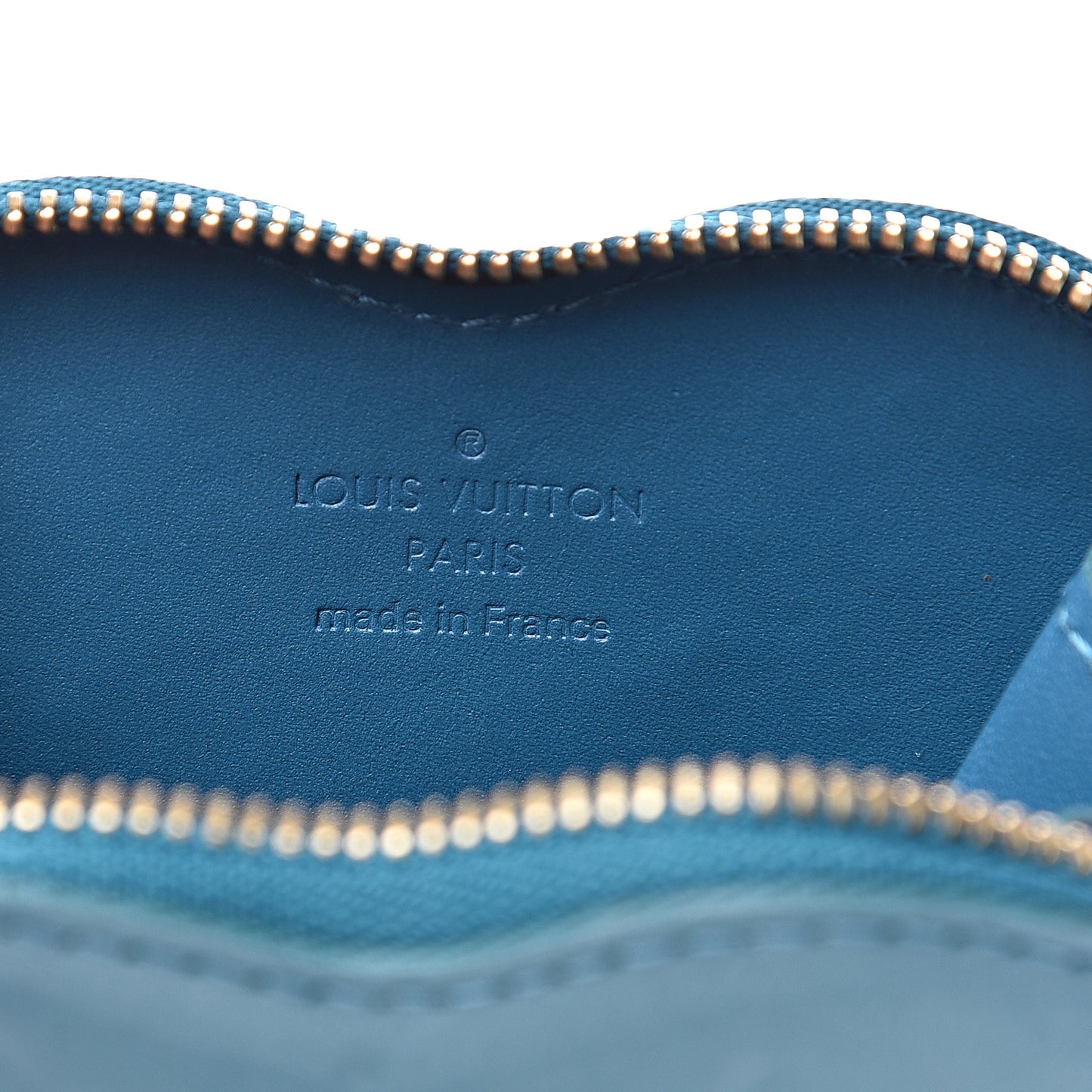 Vernis Heart Coin Purse Blue Galactic