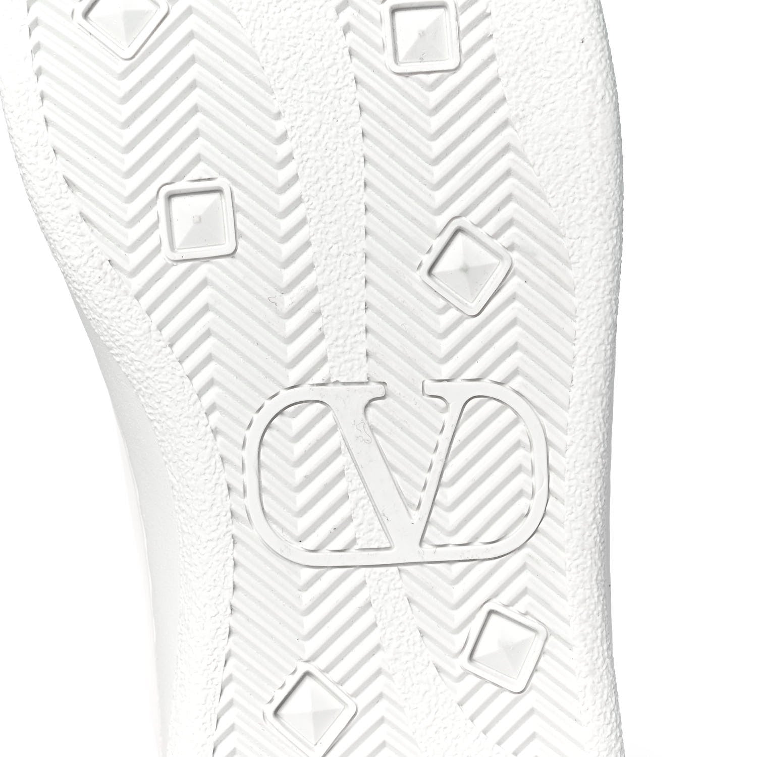 Valentino Garavani Calfskin Womens Backnet Sneakers 35 White Orange Fluo 6 of 9