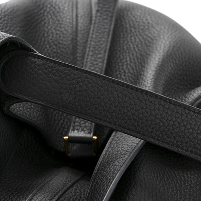 Hermes Taurillon Clemence Picotin Lock 22 MM Black 11 of 13