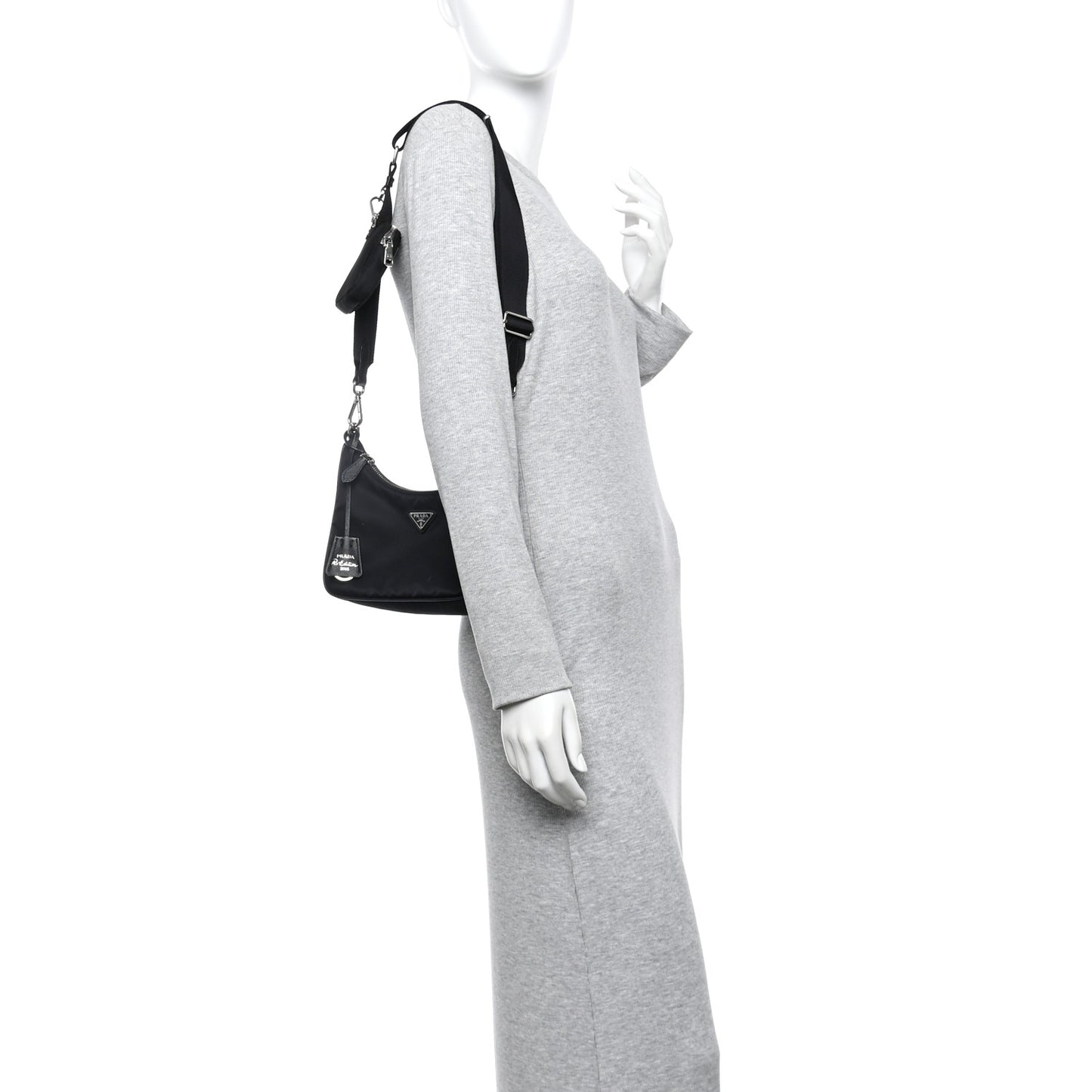 Nylon Re-Edition 2005 Shoulder Bag Black