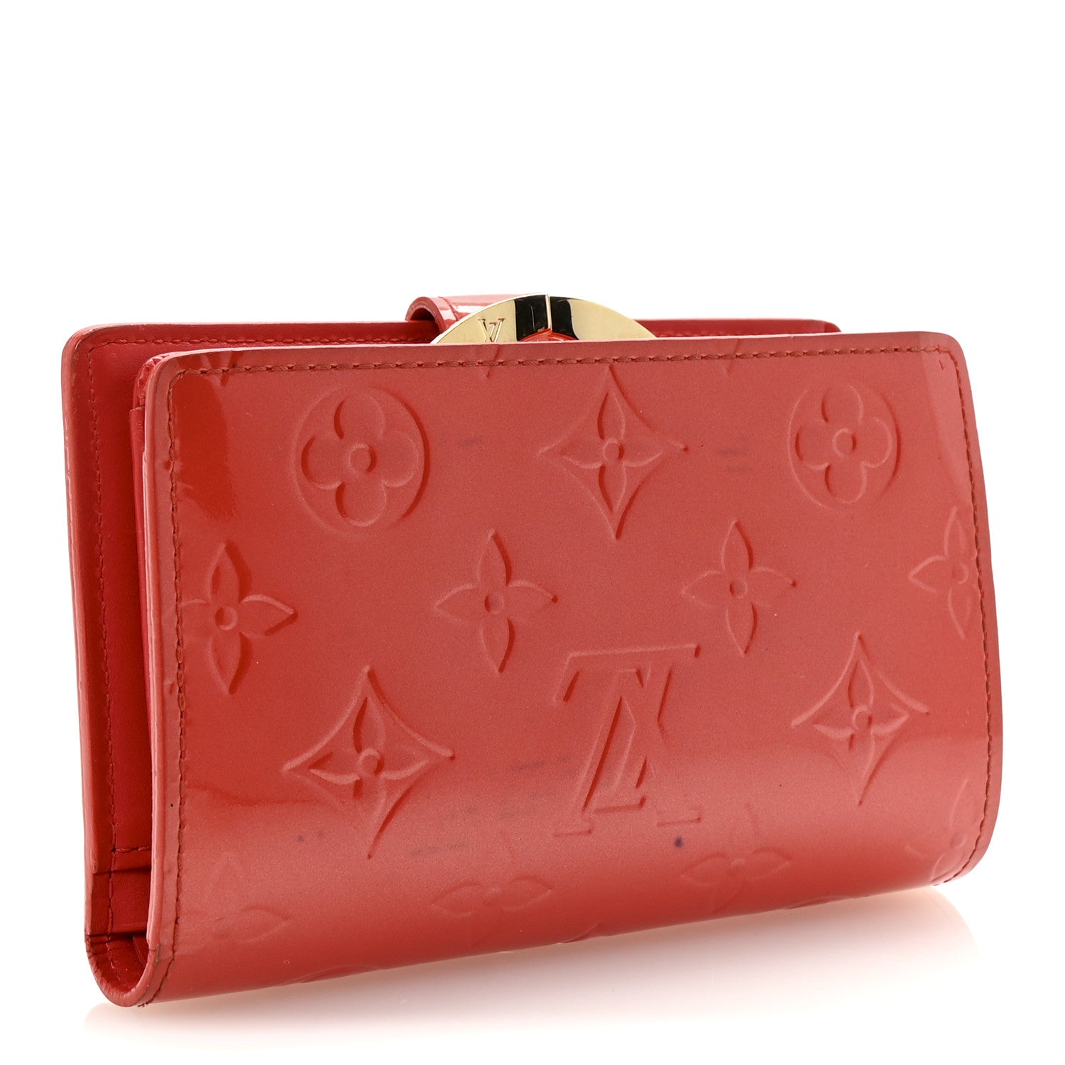 Louis Vuitton Vernis French Purse Wallet Cherry 3 of 6