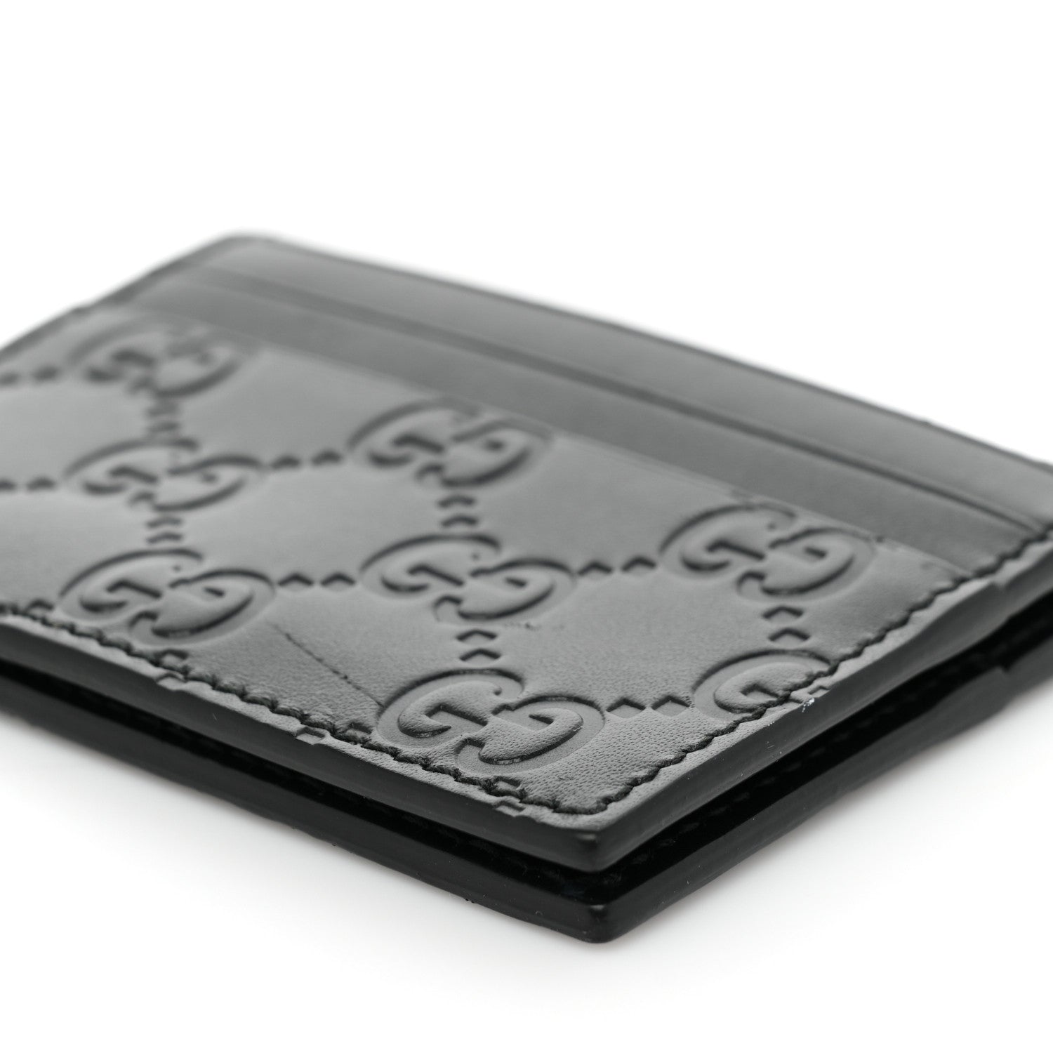 Gucci Guccissima Card Holder Black 8 of 8
