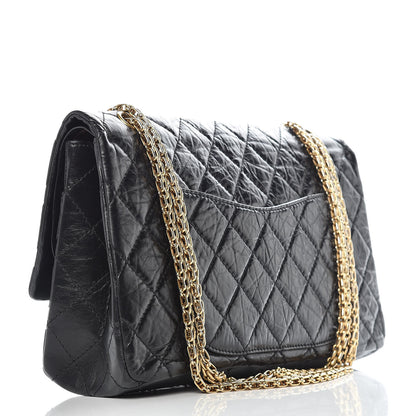 Chanel Aged Calfskin Quilted 2.55 Reissue 227 Flap Black 3 of 10