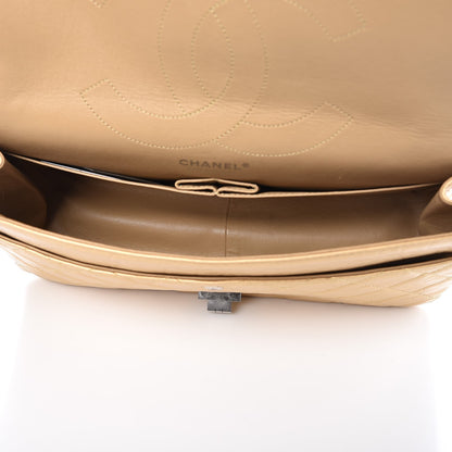 Chanel Aged Calfskin Quilted 2.55 Reissue 227 Flap Gold 7 of 10