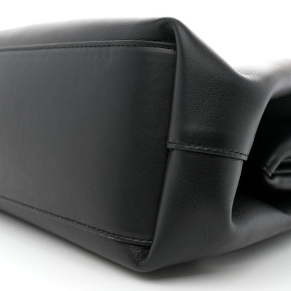 Bottega Veneta Calfskin Medium The Point Triangle Bag Black 9 of 10