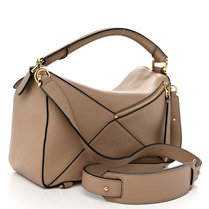 Loewe Calfskin Medium Puzzle Bag Sand 3 of 9