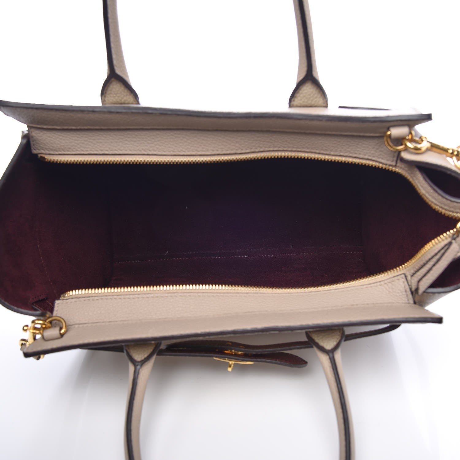 Mulberry Classic Grain Small Bayswater Zip Tote Dune 5 of 6