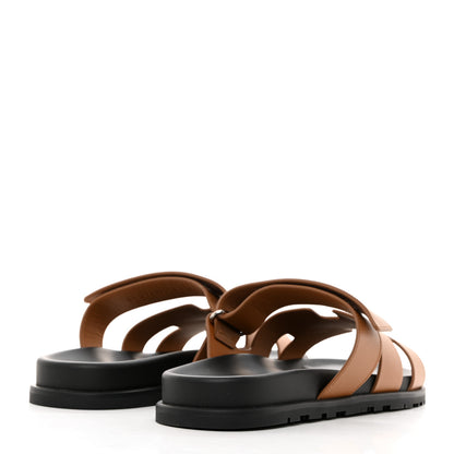 Hermes Calfskin Mens Chypre Sandals 43 Naturel 4 of 8