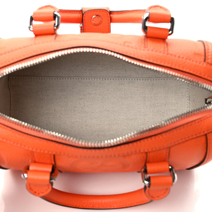 Gucci Piuma Calfskin Jumbo GG Embossed Mini Duffle Bag Good Orange 5 of 9