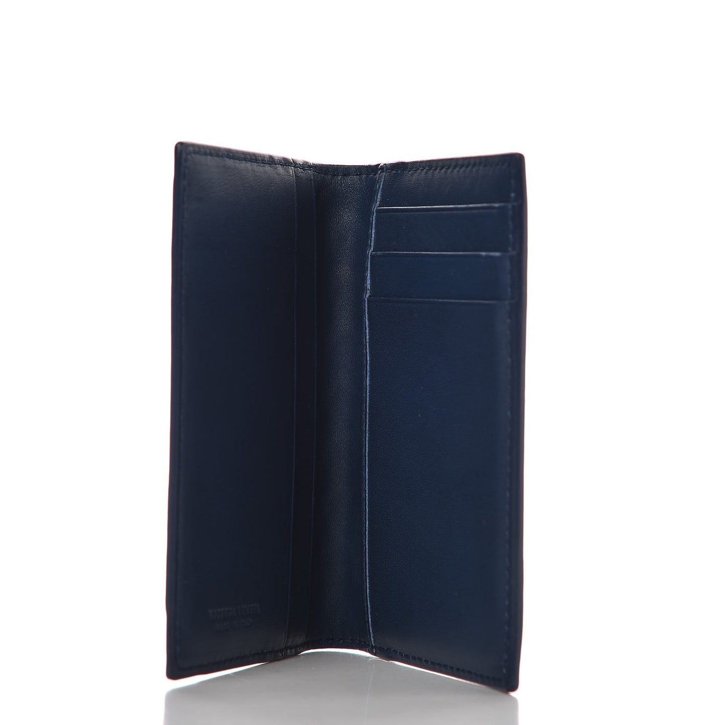 Intrecciato VN Card Case Blue
