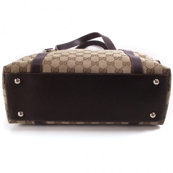 Gucci Monogram Medium Abbey Tote Brown 4 of 14