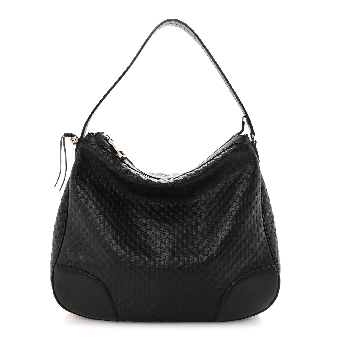 Soft Microguccissima Margaux Hobo Black