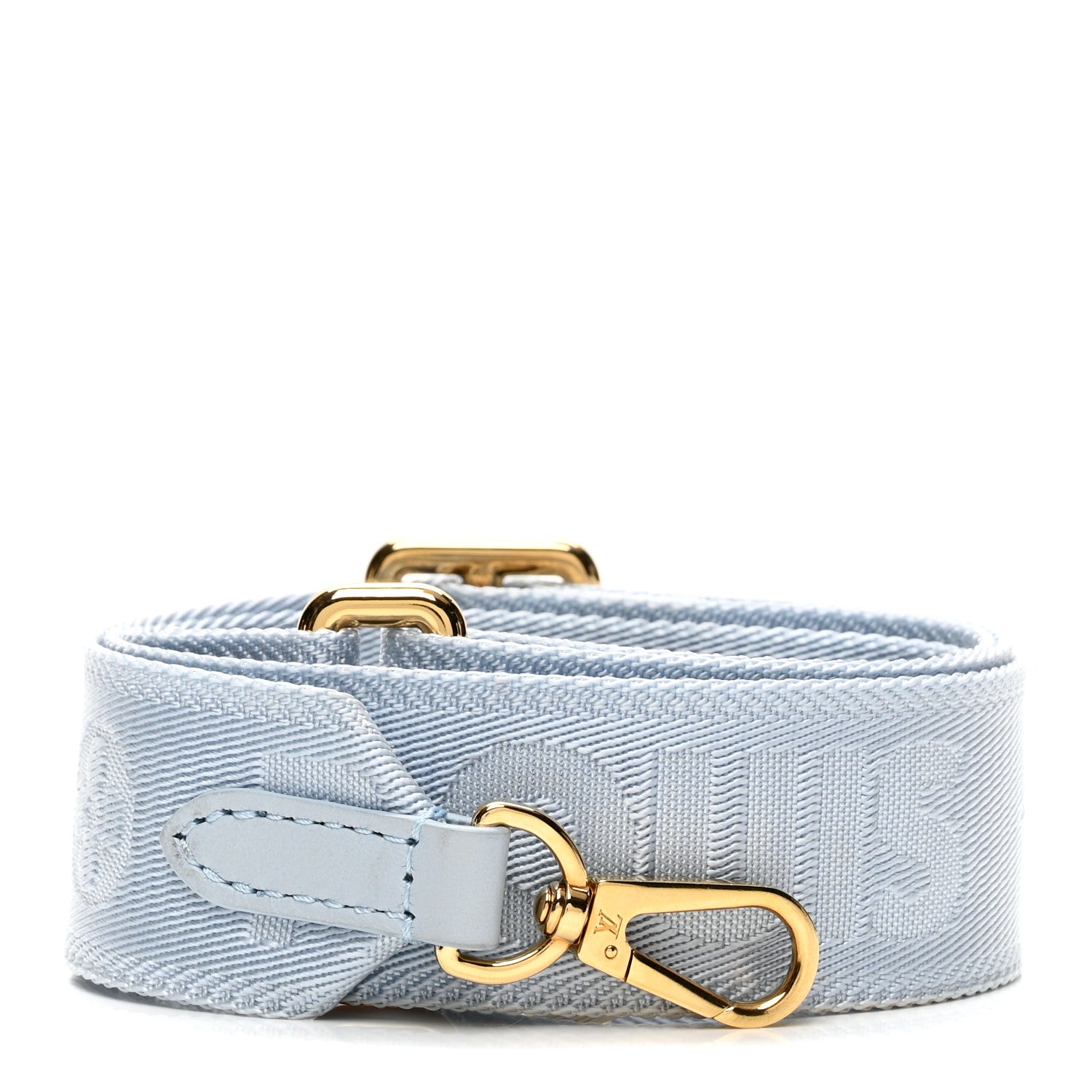 Louis Vuitton Nylon Adjustable Shoulder Strap Ice Blue 1 of 3