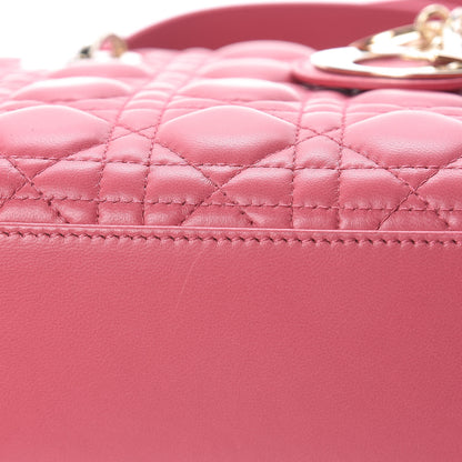 Christian Dior Lambskin Cannage Small My ABCDior Lady Dior Pink Honey 14 of 17