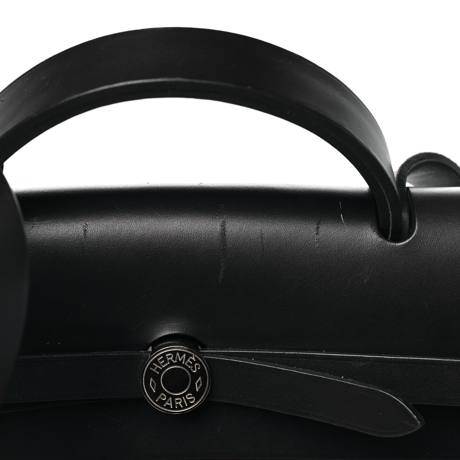 Hermes Toile Officier Vache Hunter Herbag Zip 39 MM Etoupe Bleu Indigo 12 of 12