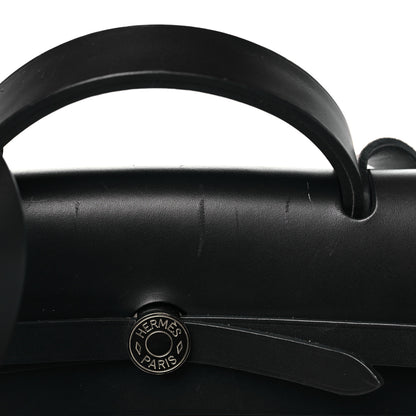 Hermes Toile Officier Vache Hunter Herbag Zip 39 MM Etoupe Bleu Indigo 12 of 12