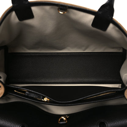 Chanel Grained Calfskin Suede Urban Essentials Large Shopping Bag Dark Beige Black Dark Beige Black 5 of 10