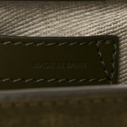 Chloe Suede Calfskin Small Marcie Saddle Bag Deep Olive 7 of 10