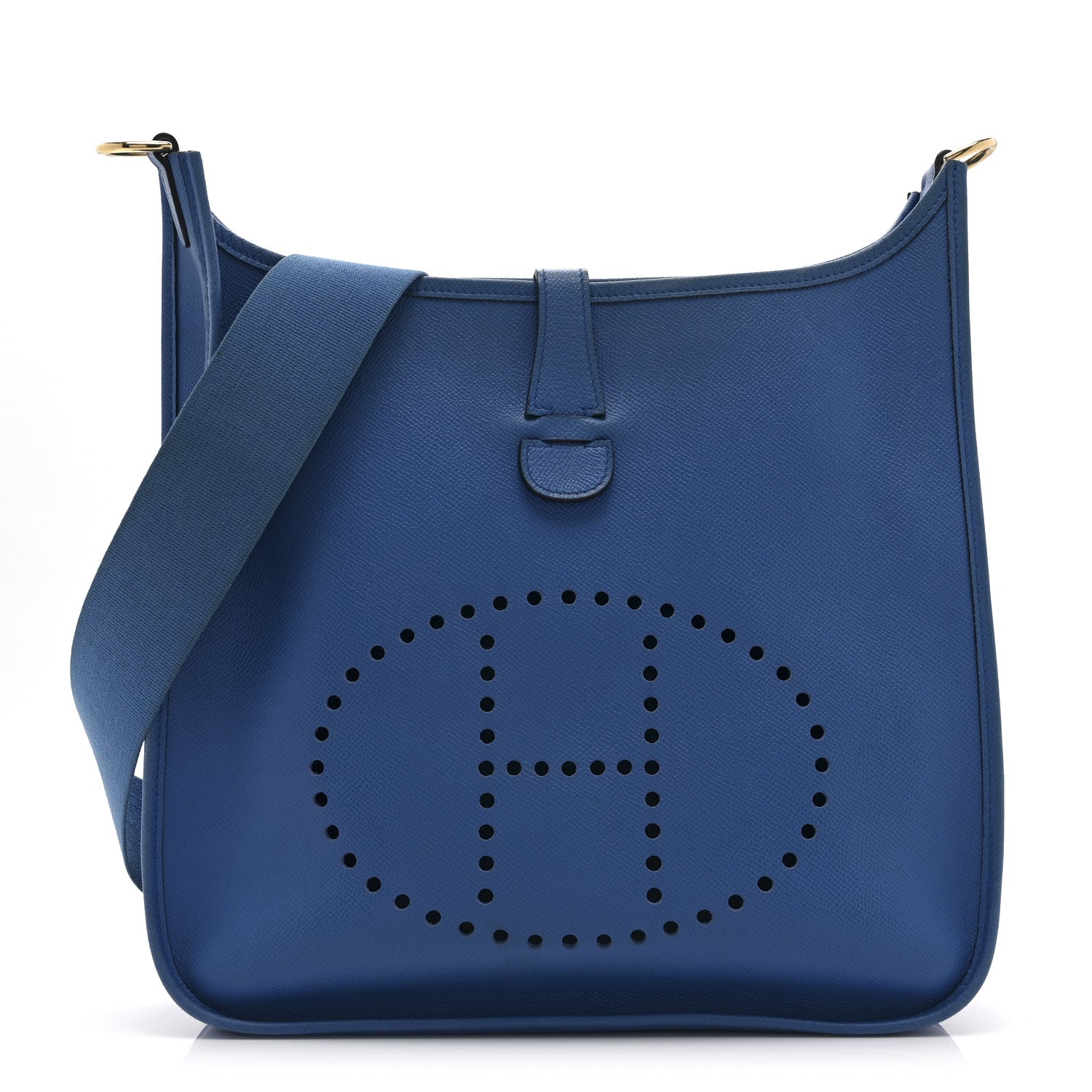 Hermes Courchevel Evelyne GM Bleu France 1 of 11