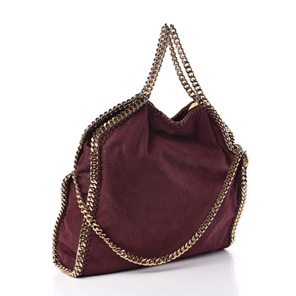 Stella McCartney Shaggy Deer Falabella Fold Over Tote Burgundy 3 of 14