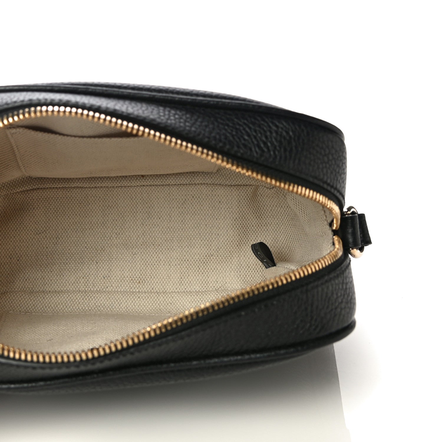 Gucci Pebbled Calfskin Small Soho Disco Bag Black 5 of 11