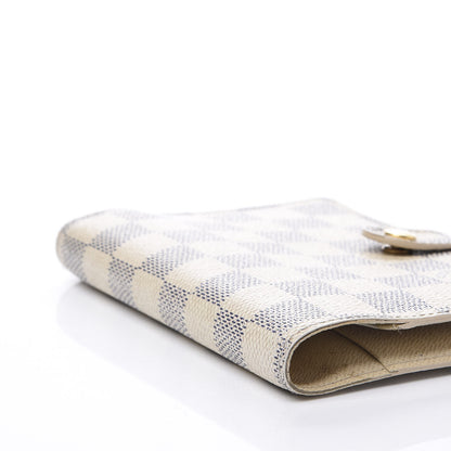 Louis Vuitton Damier Azur Small Ring Agenda Cover 5 of 11