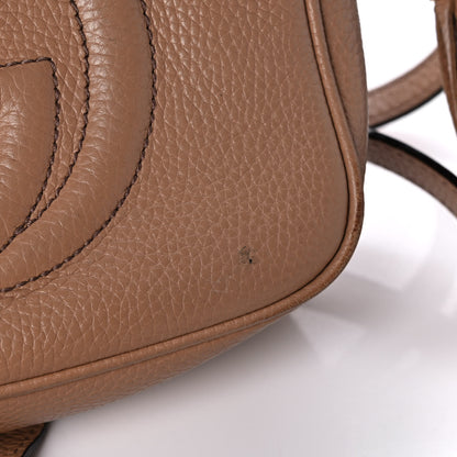 Gucci Pebbled Calfskin Small Soho Disco Bag Camelia 14 of 16