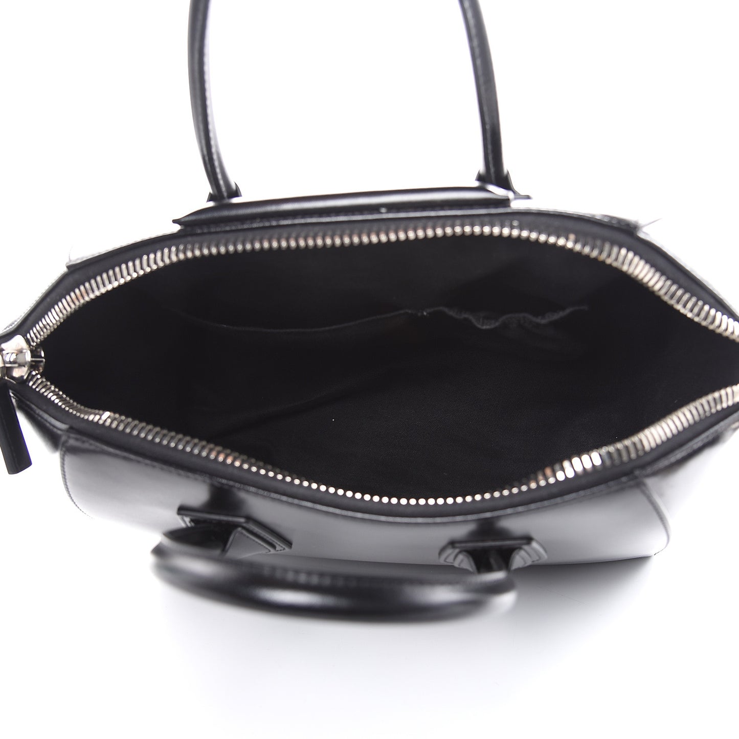 Shiny Lord Calfskin Medium Antigona Black