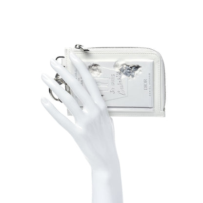 Christian Dior X DANIEL ARSHAM Grained Calfskin Zip Charm White 2 of 9