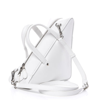 Balenciaga Calfskin S Triangle Duffle White 3 of 9